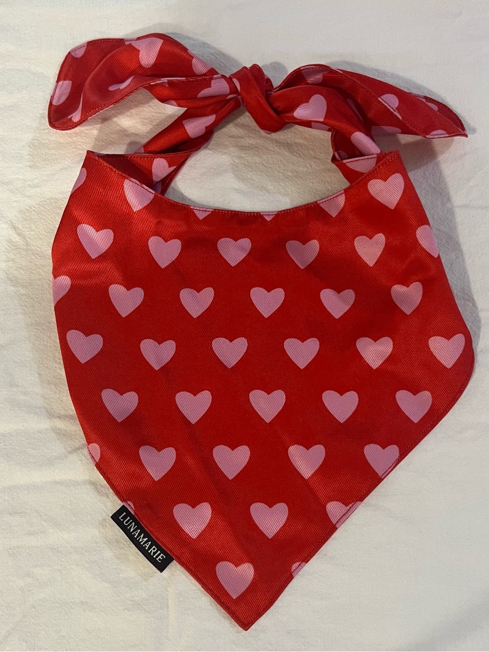 Red Heart Dog Bandana